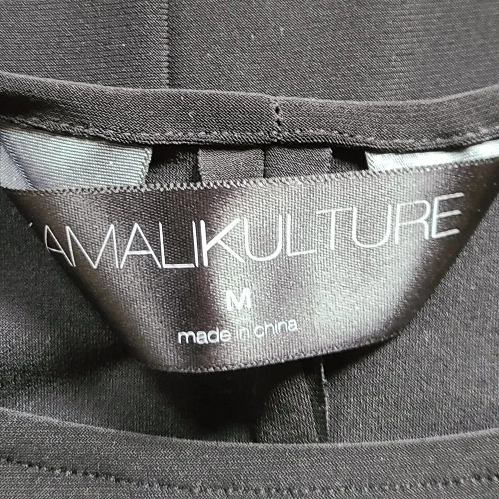 Norma Kamali Black Long Sleeve Dress - Picture 5 of 7